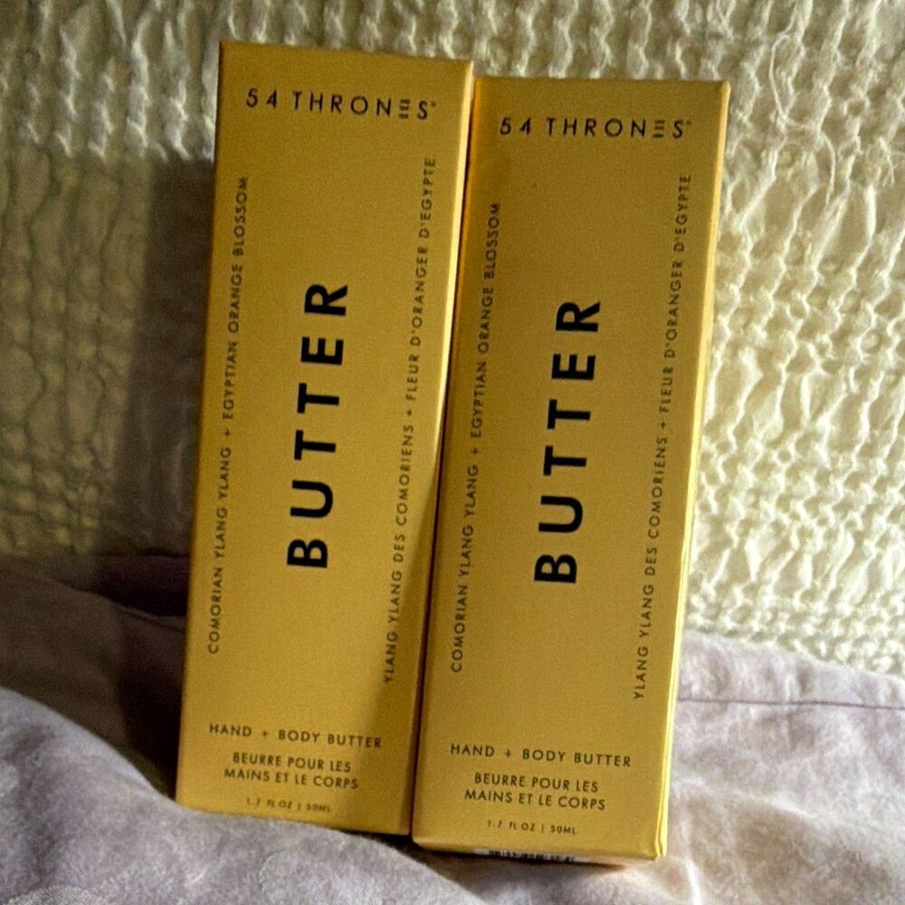 54 Thrones Hand + Body Butter Moisturizer Comorian Ylang Ylang 1.7 fl oz